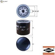 OIL FILTER OC 236 FOR GAZ