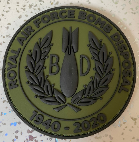 Raf bomb disposal patch rubber - disposal,
