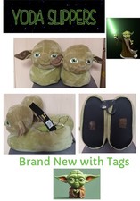 BRAND NEW WITH TAGS YODA SLIPPERS