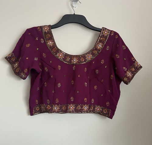 Beautiful purple embroidered - purple,