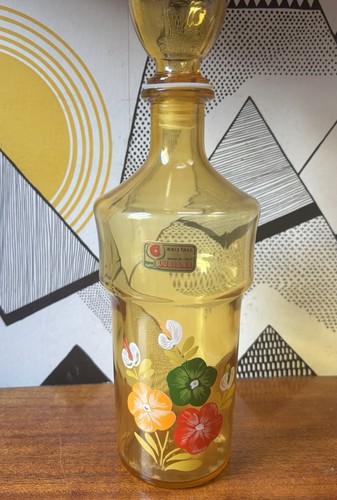 Vintage 1970s amber - vintage, glass