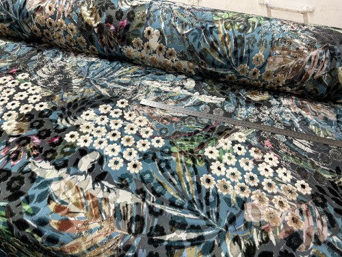 Tropical chenille fabric - tropical,