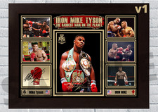 Iron Mike Tyson A4/A3 Boxing memorabilia/collectable/gift signed #192