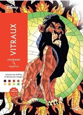 Coloriages mystères Disney - Vitraux (French edition)