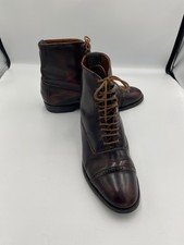 Vintage Shelly’s London Brogue Oxblood size 6 Ankle Boots made in England