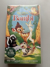 Disney - Bambi - Vhs Video Tape
