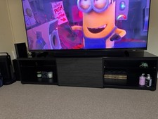 IKEA TV Stand with Glass Top +