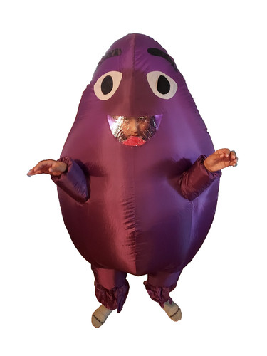 Inflatable purple grimace - purple,