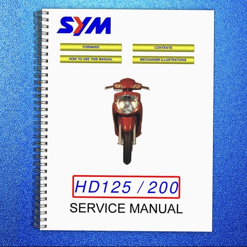 Sym hd125 hd200 motorcycle - hd125,
