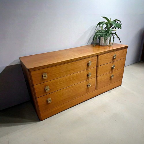 Mid century stag - stag, teak