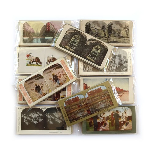 Stereoview cards lot - 15,