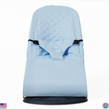 Ergonomic Soft Blue Fabric