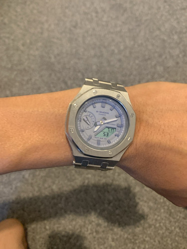 Shock 2100 silver - ga-2100,
