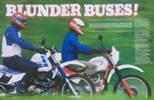 MOTO GUZZI V65 v SUZUKI DR650 - ORIGINAL 1985 COMPARISON TEST COVERING 5 PAGES