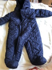 Baby Blue Snowsuit 3-6m 