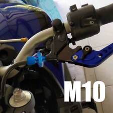 2x Aluminum Motorcycle Parts Break Clutch Throttle Cable Wire Adjuster M10 Screw