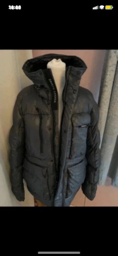 Size men puffer coat by - m,