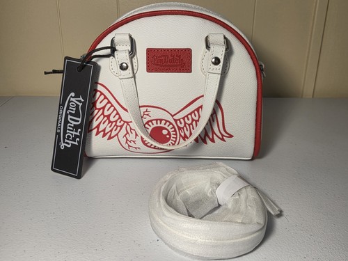 Von dutch white red logo - von,