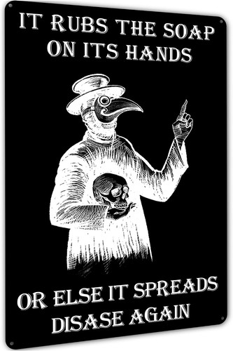 Wash your hand - plague, doctor