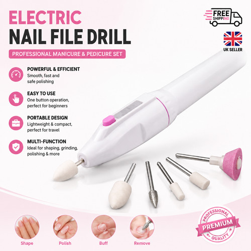 Electric nail file drill - nail,
