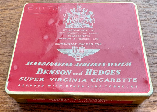 Benson hedges cigarette tin - &,