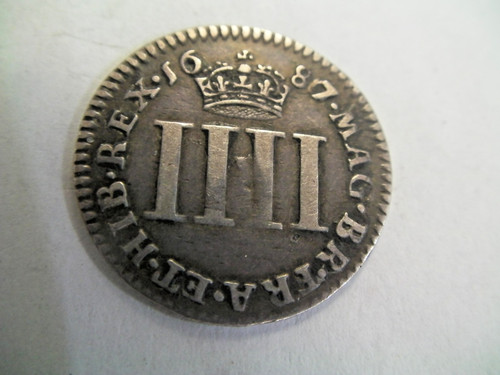 1687 maundy 4d coin - ,
