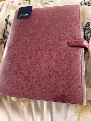 Filofax finsbury raspberry - finsbury, a4