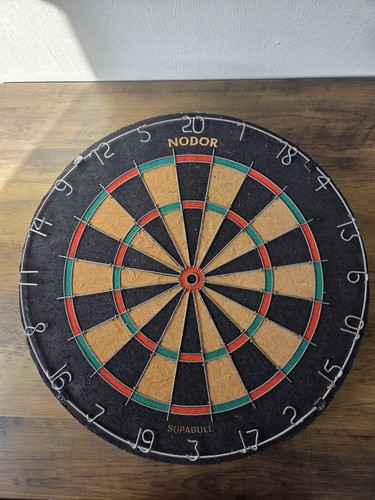 Supabull steel tip dartboard - steel,