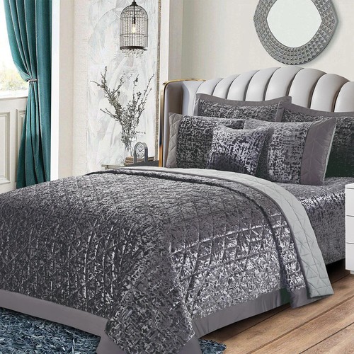 3piece quilted velvet - 3piece,