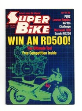 SUPERBIKE MAGAZINE APRIL 1984-SUZUKI RG250 GAMMA MORIWAKI 1150 FRED CURRY 1150