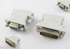 DVI-I 24+5 Pin Male To VGA HD15 Pin Female Adapter Converter HDTV PC Video Cable