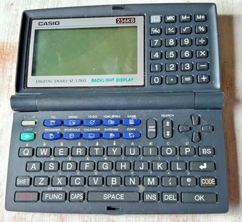 Casio digital diary 5780 - casio, sf-5780
