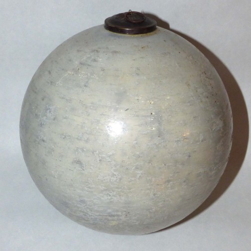 Antique large crackle glass - antique,