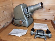 A Vintage 1950s Aldis Film Slide Projector With Original Case And Accessories