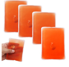 INSTANT HAND WARMERS CLICK REUSABLE POCKET GEL HEAT PADS COLD DAYS - PACK OF 4