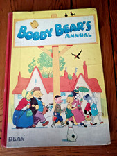 Vintage BOBBY BEAR'S Annual 1953 Dean & Son illustrated HB VG