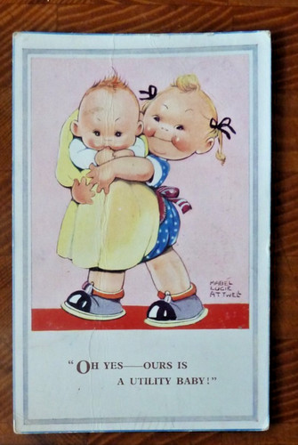 Postcard mabel lucie attwell - mabel,