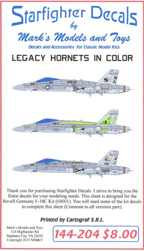 Starfighter decals 144 - decals, 1/144