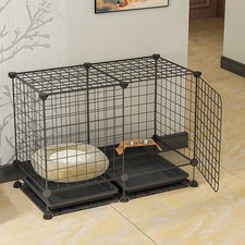 Elevated Metal Wire Pet Cage