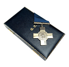 BRITISH GEORGE CROSS G.C. Gallantry award medal with presentation case.