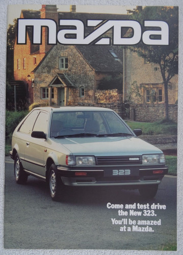 Mazda 323 brochure 1985 1 - mazda, 1.1
