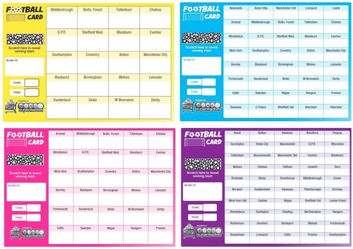 Football scratch cards 30 - scratch,