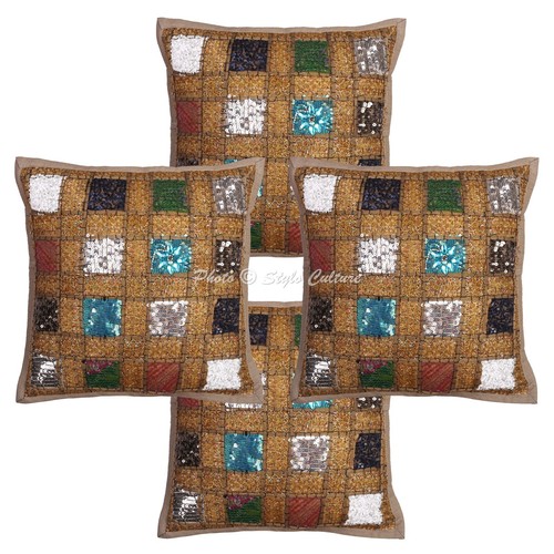 Patchwork cushion cover boho - patchwork,