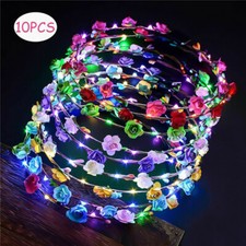 10ps LED Light Up Flower