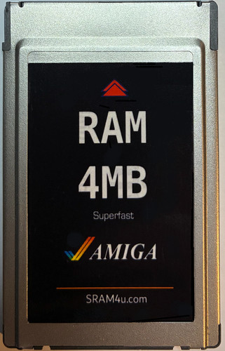 Pcmcia 4mb fastram sram - pcmcia,