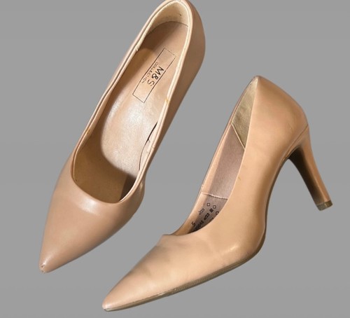Nude pointed toe - m&s,