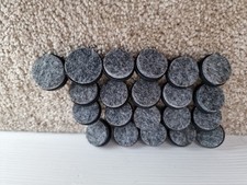 Table Chair Leg Floor Protector Nail Felt Pad x24 Skid Glide Slide Furniture Cap