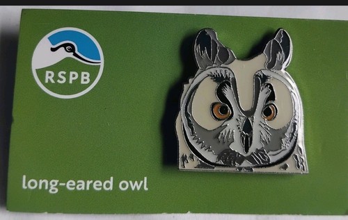 Rspb pin badge long eared - a, long-eared