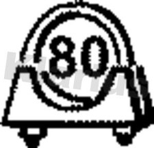 KLARIUS 80mm Exhaust Clamp