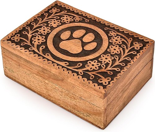 Decorative urn acacia - decorative, paw